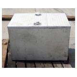 Semi-Truck Diamond Plate Lock Box, 25"x 37"x 24", Includes Contents