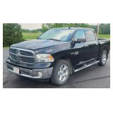 2017 Ram 1500 Pickup Truck, V8, 5.7L HEMI, 4WD, Big Horn, 106,075 Miles, VIN# 3C6RR7LT7HG696396