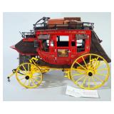 Franklin Mint Wells Fargo Stagecoach Precision Model, With Cargo