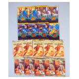 1993 Sky Box Marvel Masterpieces Trading Card Packs, Qty 10, And Fleer X-Men Trading Card Packs, Qty