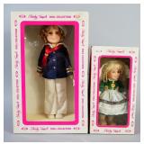 Ideal Shirley Temple Dolls, Qty 2, Includes Sailor, 12" High, And Heidi, 8" High, Both In Boxes