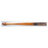 Spalding Antique Baseball Bat With Mushroom Knob