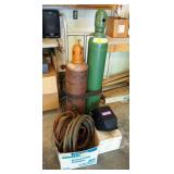 Acetylene/Oxygen Welding Setup Including Tanks, Dolly, Hoses, Regulators, Torch And Jackson Hood