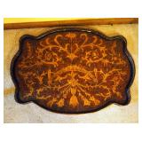 Decorative Metal Serving Tray, 28" x 20"