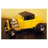Ertl Die Cast 1:18 Scale 1932 Ford Deuce, Drivers Door Needs Repair And Hot Wheels 32 Ford