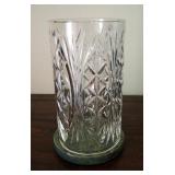 Waterford Crystal Hurricane Glass With Connemare Marble Base, 9" Tall, Qty 2, In Original Boxes