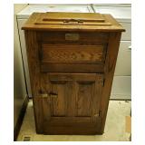 White Clad Wood Dry Goods Storage Cabinet, 38" x 24 1/2" x 17"