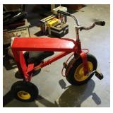 Youth Sized Tricycle With Air Tires, Board Was Mounted For Adult Use