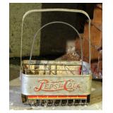 Wood Coca Cola Bottle Trays, Qty 4, And Metal Pepsi Cola And Dr Bottle Carriers