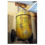 Vintage 2 Wheeled Oxygen Tank