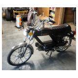 1970s Garelli Super Sport XL Moped, 24" Tires, 770 Miles Showing On Odometer