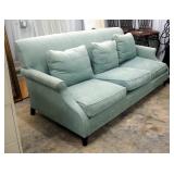 Restoration Hardware Upholstered Three Cushion Sofa, 37" x 90" x 42"