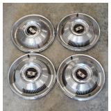 Oldsmobile 14" Chrome Hubcaps, Qty 4