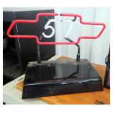 Neon 57 Chevy Bowtie And 32 Ford Table Top Lights, Both Need Repair And Radio Shack Strobe Light