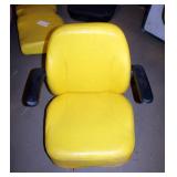 John Deer Tractor Captain Seat With Sliding Rail Mount, 24" x 24.5" x 25"