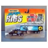 Match Box Die Cast Super Rigs Assortment Including, Pepsi , Planters, Body Glove, And More, Qty 5