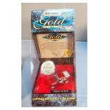 Match Box Die Cast Gold Collection Including Corvette Roadster, Porsche 944 Turbo, And Ferrari Testa