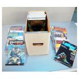 Small Box Of Comics Including Batman, Harbinger, Spiderman, X-Men, Warriors Of Plasm And More