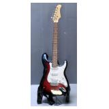 Electric 6 String Guitar, Unknown Make, With Soft Gibson Baldwin Music Education Case
