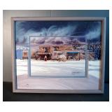 Michael Mccullough Framed Matted Under Glass Limited Edition Signed Print 544/750, 19" x 23.5"