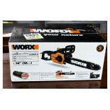 Worx Electric 14" Chainsaw, Model WG305.1, Appears New In Box