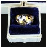 Electroplated 14k Rings, Qty 6, Jennifer Moore Necklace/Earring Set, Simulated Gems Gift Set, Purses