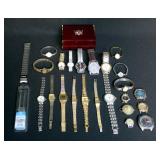 Wristwatch Assortment Including Seiko, Timex And Citizen