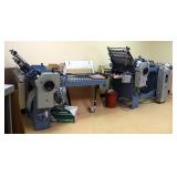 Stahl USA B20 Pile Feed Paper Folder, 58" x 111" x 37", And Right Angle Attachment, 53" x 67" x 38",
