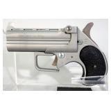 Bearman LBG38 .38 SPL Over/Under Derringer Pistol SN# BT055371, Bushed Stainless With Injectors, In 