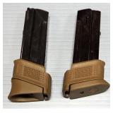 F & N 9mm Mags, Qty 2