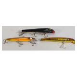 Plano Mini-Magnum Pocket Pak With Contents, Large Lures, And Metal Fly Box