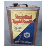 Stanolind Liquid Paraffin, Standard Oil Co, 5 Gallon Cans, Qty 2