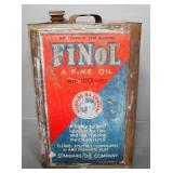Finol, A Fine Oil, Standard Oil Co, 5 Gallon Cans, Qty 2