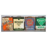Quality Plus Motor Oil, In Two Gallon Can, Demands Motor Oil, Continental Oil Co, In Two Gallon Can,