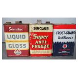 Semdac Liquid Gloss, Standard Oil Co, Frost- Guard Antifreeze, Atlas Supply Co, And Sinclair Super A