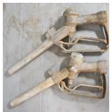 Vintage Gas Pump Nozzles, Qty 12