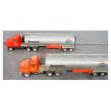 Amoco Model Tanker Trucks, Qty 2, 20" Long