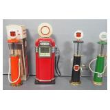 Vintage Gas Pump Models, Includes Phillips 66, Cities Service, And More, Total Qty 4