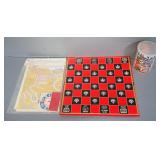 Standard Oil Checker Board, Standard Travel Road Game 1, And Jig-Saw Puzzle