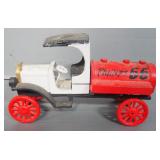 Cast Iron Phillips 66 Delivery Trucks, 10" Long, Qty 2