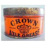 Standard Oil Axle Grease Cans, Qty 5 Some Contents
