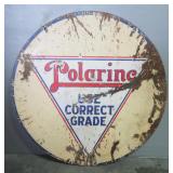 Polarine Double Sided Metal Sign, 27.5" Diameter
