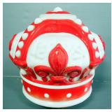 Red Crown Gas Pump Globe