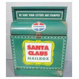 Standard Oil Santa Claus Mailbox, 17" H x 13" W x 7.5" D