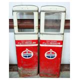 Standard Red Crown King Size Regular Gas Pump Doors, Qty 2