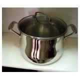 Farberware Aluminum Clad Stainless Steel 8 Qt. Pot, Cuisinart 6Qt Covered Stock Pot, And Steamer/Dou