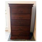 Tall Six Drawer Chest Of Drawers, 53" x 32" x 20"