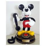 A Segan Product Mickey Mouse Push Button Telephone, Model Mickey Mouse 1 Telephone, 15"