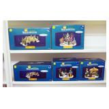 Santas WorkBench Bridge, Qty 2, Choir Accessory, Qty 2, And Nativity Scene