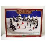 Christmas Fantasy LTD Wonderland Skaters Pond In Original Box